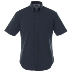 Elevate Men's Navy Stirling Short Sleeve Shirt Tall