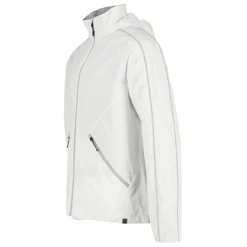 Elevate Men's White/Silver Rincon Eco Packable Jacket -Elevate TM12725 125 S