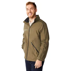 Elevate Men's Loden/Black Rincon Eco Packable Jacket -Elevate TM12725 684 HTS