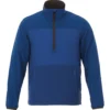 Elevate Men's Metro Blue Odaray Half Zip Jacket