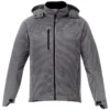 Elevate Men's Black Smoke Bergamo Softshell Jacket