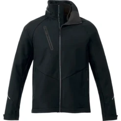 Elevate Men's Black Peyto Softshell Jacket