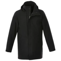 Elevate Men's Black Manhattan Softshell Jacket