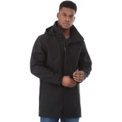 Elevate Men's Black Manhattan Softshell Jacket -Elevate TM12934 Black HTF