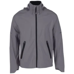 Elevate Men's Grey Storm Oracle Softshell Jacket