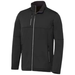 Elevate Men's Black Joris Eco Softshell Jacket -Elevate TM12940 Black S