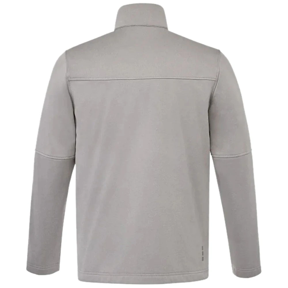 Elevate Men's Silver Heather Joris Eco Softshell Jacket 2 Elevate Men's Silver Heather Joris Eco Softshell Jacket - Image 2