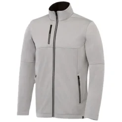 Elevate Men's Silver Heather Joris Eco Softshell Jacket 8 Elevate Men's Silver Heather Joris Eco Softshell Jacket -Elevate TM12940 Silver Heather S