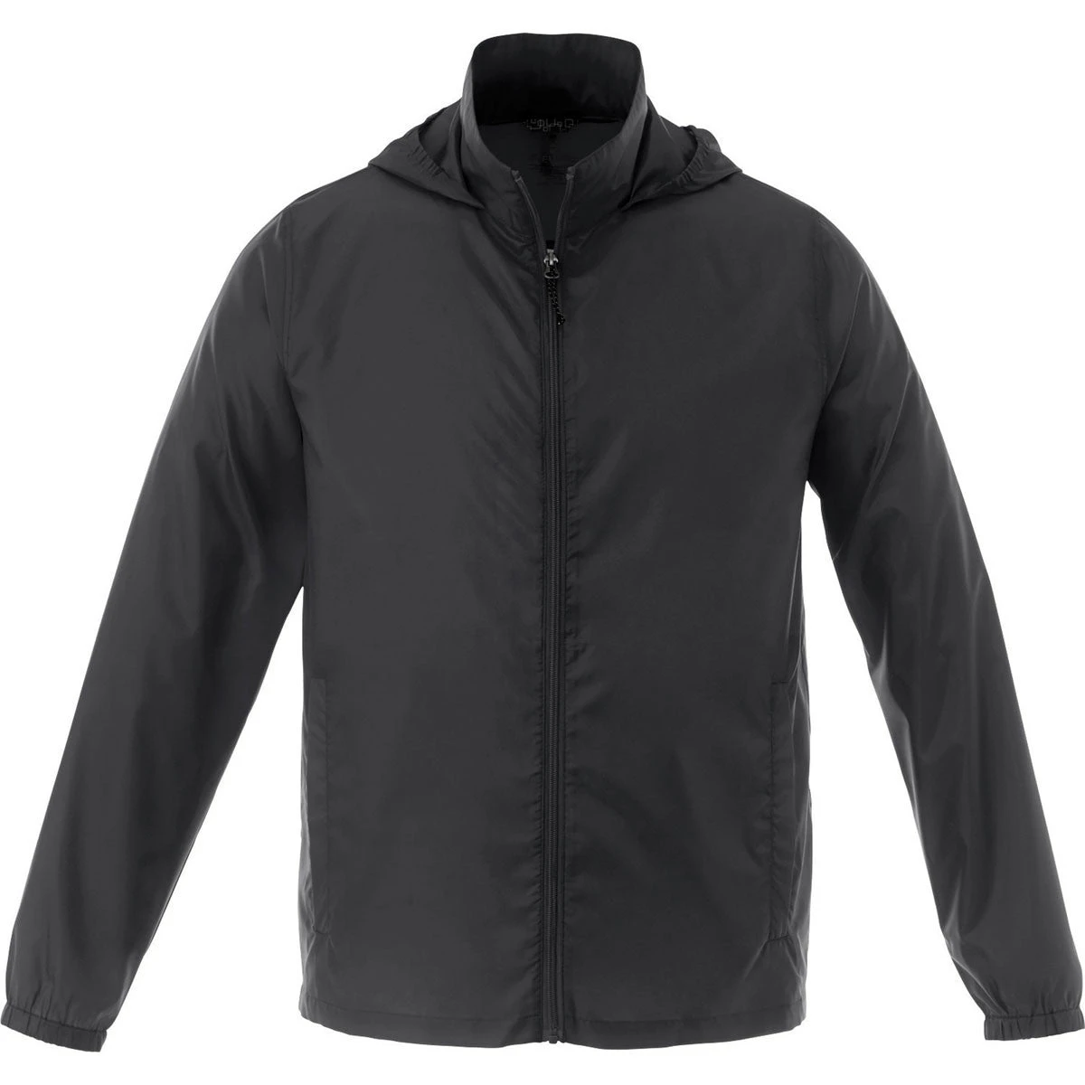 Elevate Men's Black Darien Packable Jacket 1 Elevate Men's Black Darien Packable Jacket