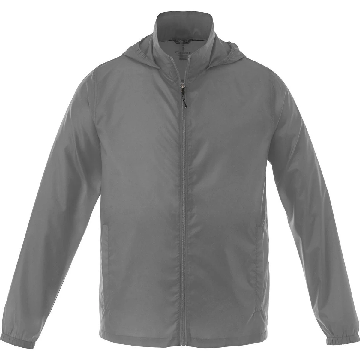 Elevate Men's Steel Grey Darien Packable Jacket 1 Elevate Men's Steel Grey Darien Packable Jacket