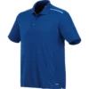 Elevate Men's Metro Blue Albula Short Sleeve Polo