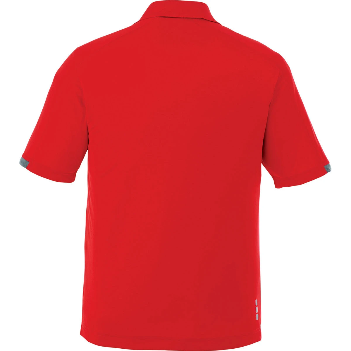 Elevate Men's Red Kiso Short Sleeve Polo 2 Elevate Men's Red Kiso Short Sleeve Polo - Image 2