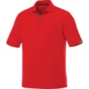 Elevate Men's Red Kiso Short Sleeve Polo