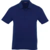 Elevate Men's Vintage Navy Acadia Short Sleeve Polo
