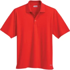 Elevate Men's Red Moreno Short Sleeve Polo