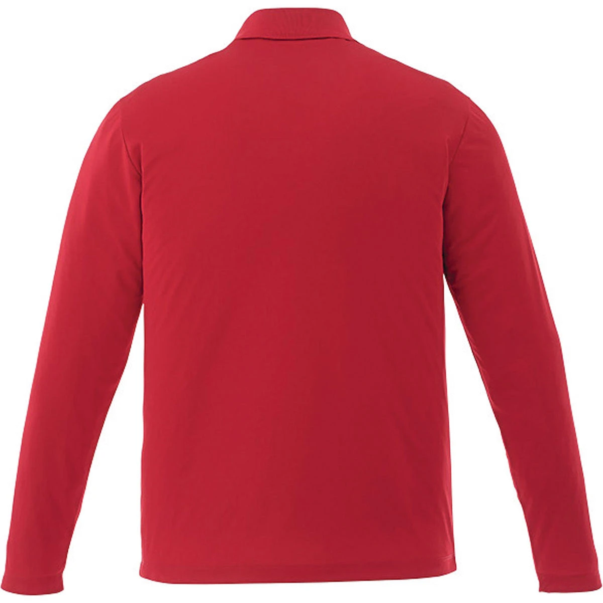 Elevate Men's Team Red Mori Long Sleeve Polo 2 Elevate Men's Team Red Mori Long Sleeve Polo - Image 2