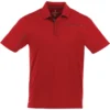 Elevate Men's Team Red/Steel Grey Wilcox Short Sleeve Polo