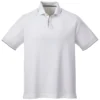 Elevate Men's White/Quarry Remus Short Sleeve Polo