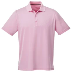 Elevate Men's Pink Zircon Otis Short Sleeve Polo