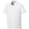 Elevate Men's White Amos Eco Short Sleeve Polo