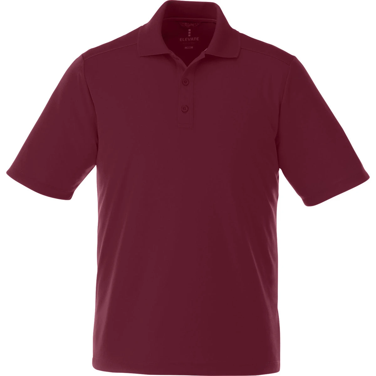 Elevate Men's Maroon Dade Short Sleeve Polo 1 Elevate Men's Maroon Dade Short Sleeve Polo