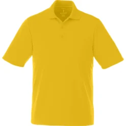 Elevate Men's Yellow Dade Short Sleeve Polo