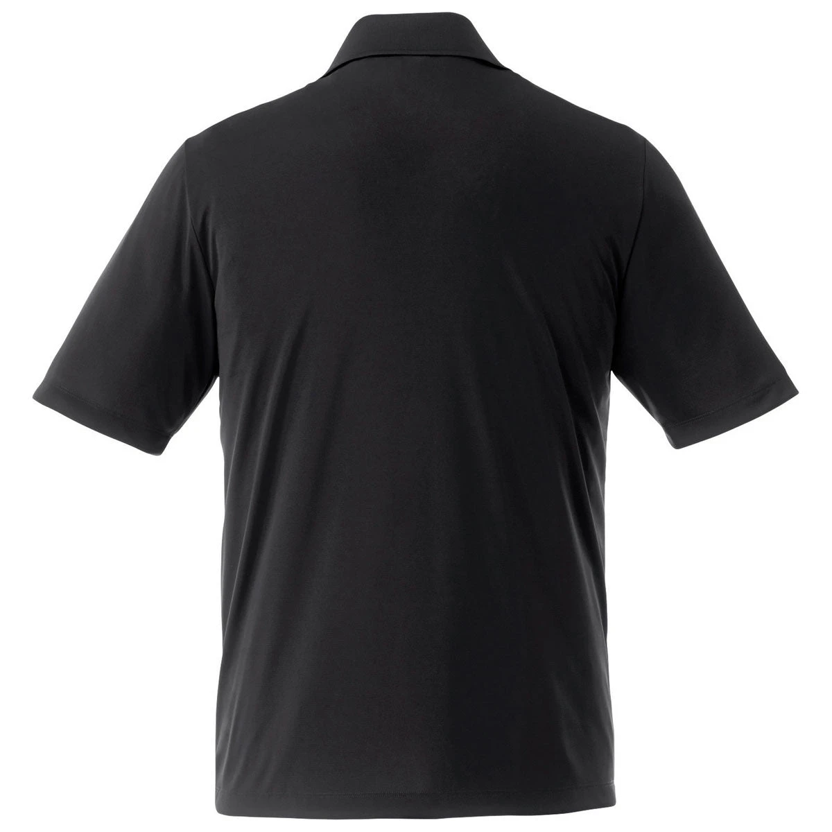 Elevate Men's Black Dade Short Sleeve Polo Tall 2 Elevate Men's Black Dade Short Sleeve Polo Tall - Image 2