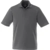 Elevate Men's Steel Grey Dade Short Sleeve Polo