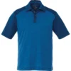 Elevate Men's Olympic Blue Heather/Invictus Sagano Short Sleeve Polo