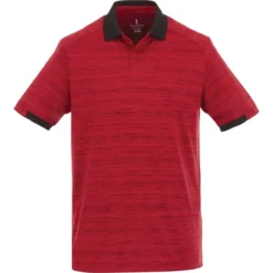 Elevate Men's Vintage Red Heather/Vintage Red Emory Short Sleeve Polo