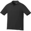 Elevate Men's Black Jepson Short Sleeve Polo