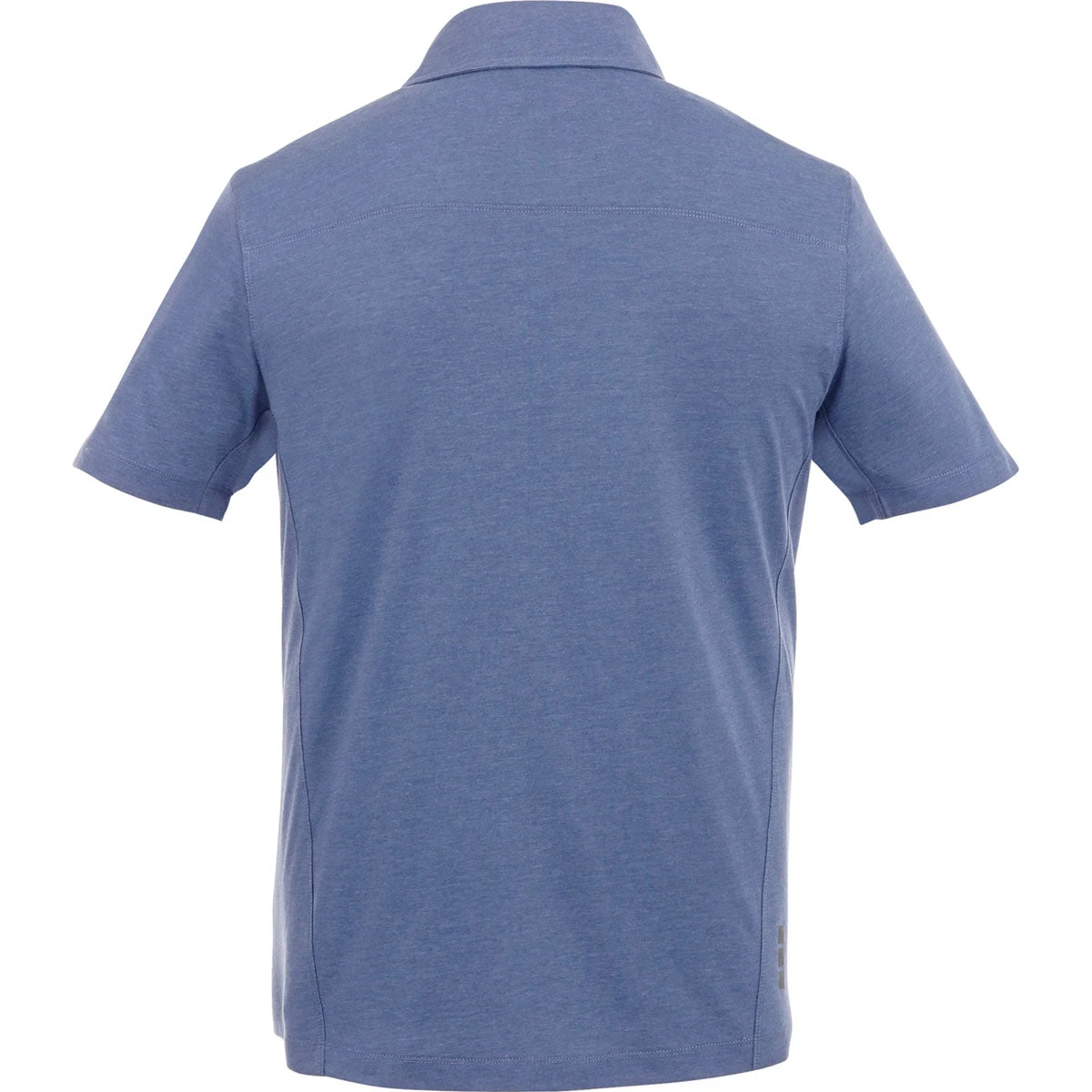 Elevate Men's Steel Blue Heather Concord Short Sleeve Polo 2 Elevate Men's Steel Blue Heather Concord Short Sleeve Polo - Image 2