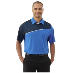 Elevate Men's Olympic Blue Prater Short Sleeve Polo -Elevate TM16702 Olympic Blue HTF