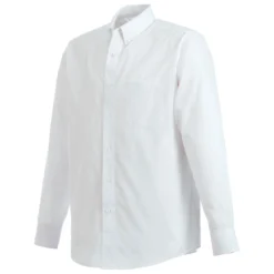 Elevate Men's White Preston Long Sleeve Shirt Tall