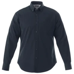 Elevate Men's Navy Wilshire Long Sleeve Shirt Tall