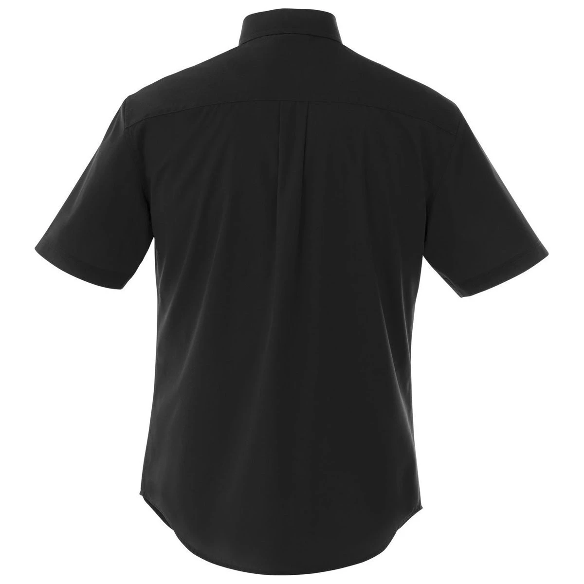 Elevate Men's Black Stirling Short Sleeve Shirt Tall 2 Elevate Men's Black Stirling Short Sleeve Shirt Tall - Image 2
