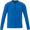 Elevate Men's Olympic Blue Heather Quadra Long Sleeve Shirt