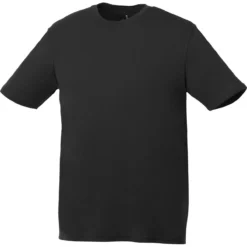 Elevate Men's Black Omi Short Sleeve Tech T-Shirt
