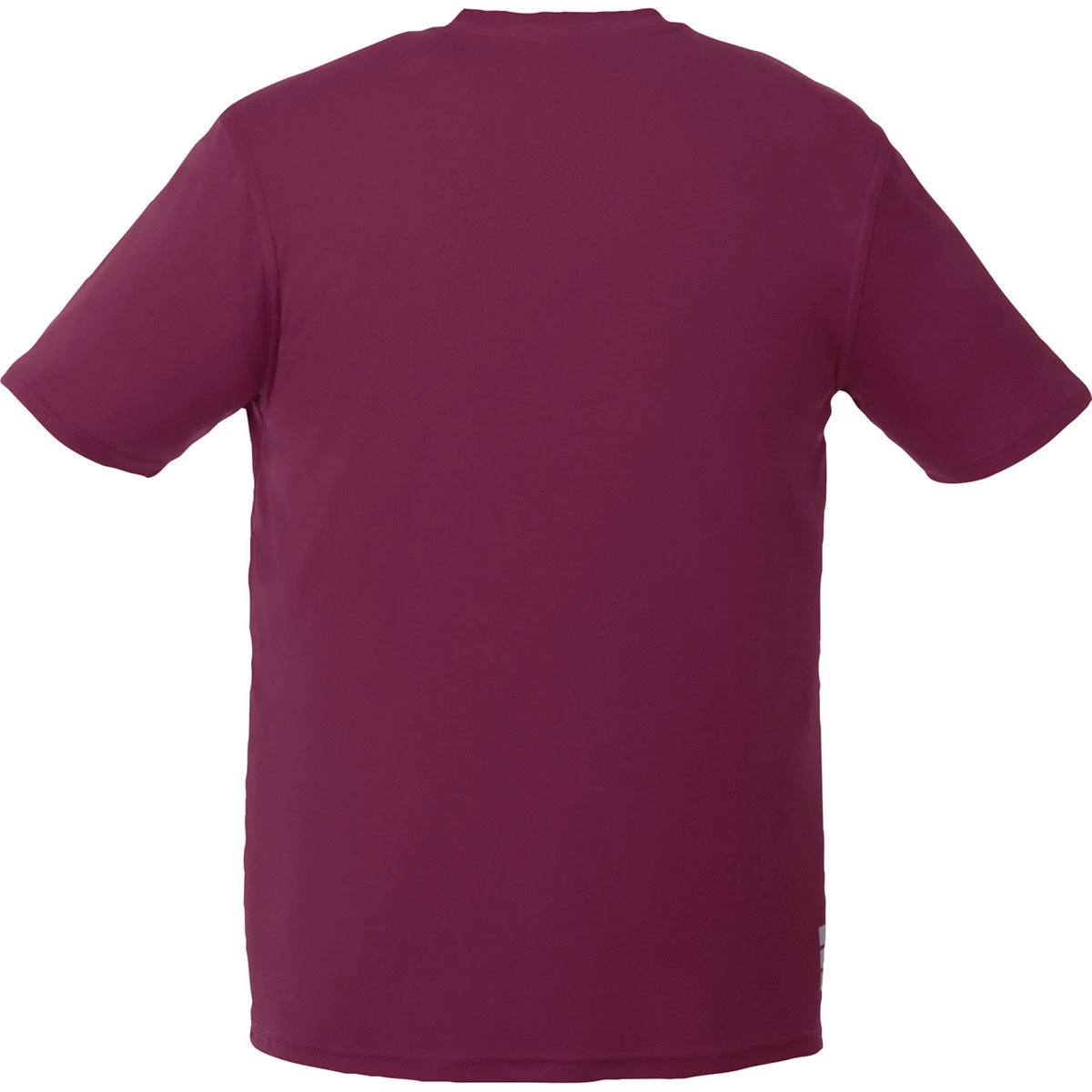 Elevate Men's Maroon Omi Short Sleeve Tech T-Shirt 2 Elevate Men's Maroon Omi Short Sleeve Tech T-Shirt - Image 2
