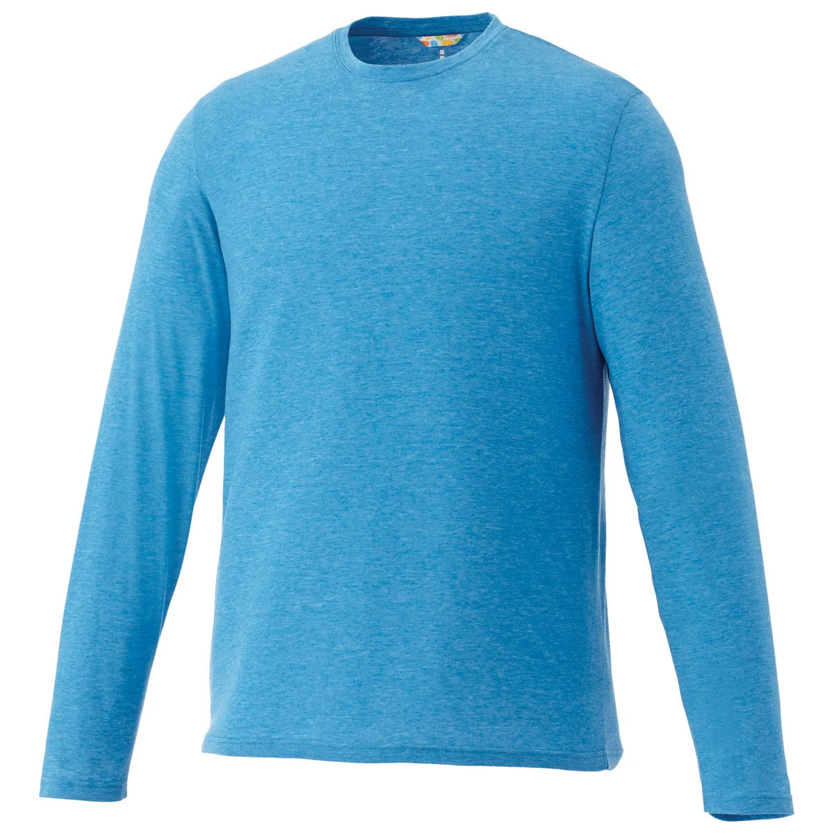 Elevate Men's Olympic Blue Heather Holt Long Sleeve Tee 2 Elevate Men's Olympic Blue Heather Holt Long Sleeve Tee - Image 2