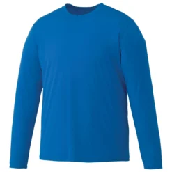 Elevate Men's New Royal Parima Long Sleeve Tech Tee