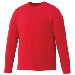 Elevate Men's Team Red Parima Long Sleeve Tech Tee