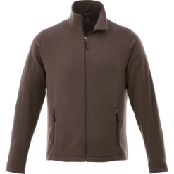 Elevate Men's Chocolate Rixford Polyfleece Jacket