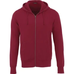 Elevate Men's Maroon Cypress Fleece Zip Hoody