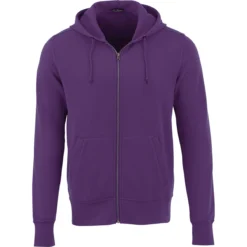 Elevate Men's Purple Cypress Fleece Zip Hoody