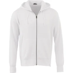 Elevate Men's White Cypress Fleece Zip Hoody