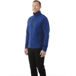 Elevate Men's Metro Blue Panorama Hybrid Knit Jacket -Elevate TM18153 550 HTS