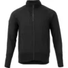 Elevate Men's Black Panorama Hybrid Knit Jacket