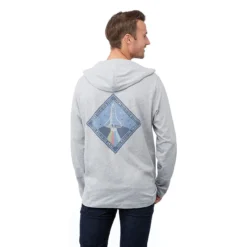 Elevate Men's Heather Grey Ashland Knit Hoody -Elevate TM18213 932 HTB