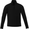 Elevate Men's Black Bowlen Polyfleece Quarter Zip